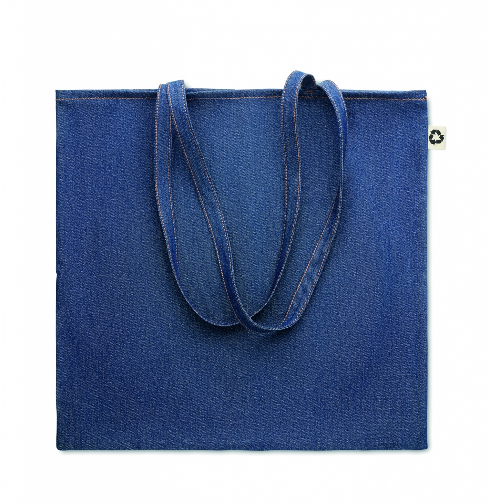 Logo trade advertising products picture of: Recycled denim shopping bag